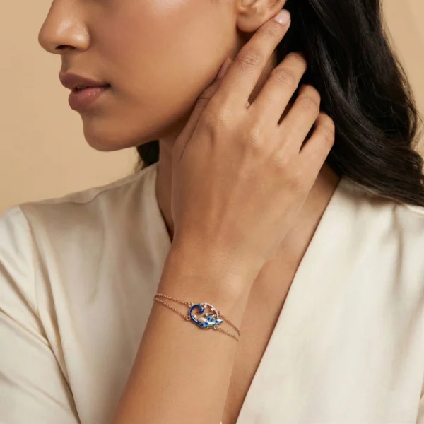 Rose Gold Diamond Bracelet - ALB00245