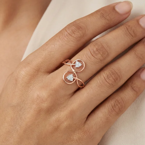 Yellow Gold Diamond Ring - ALR00851
