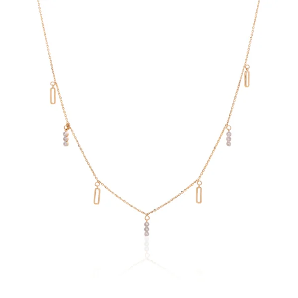 Yellow Gold Diamond Necklace