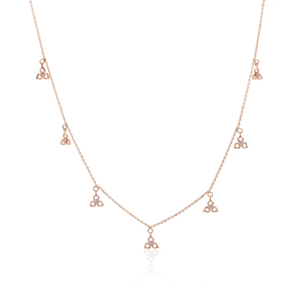 Rose Gold Diamond Necklace