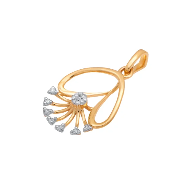 Rose Gold Diamond Pendant