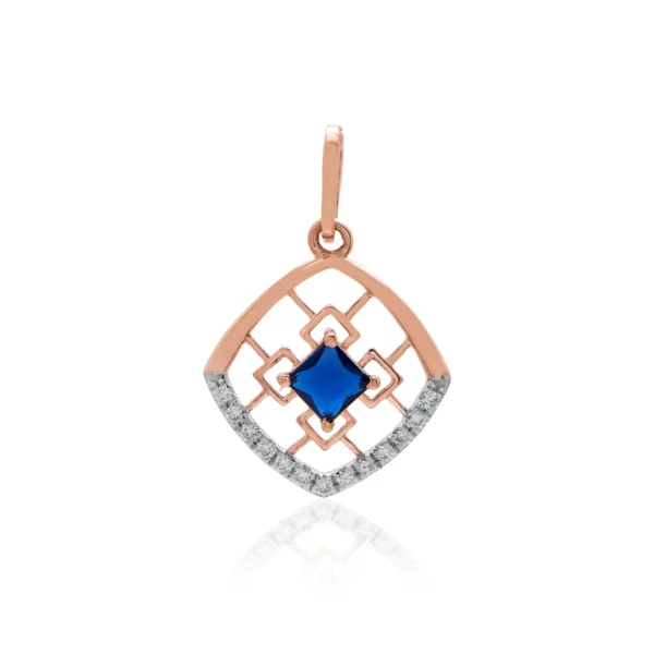 Rose Gold Diamond Pendant