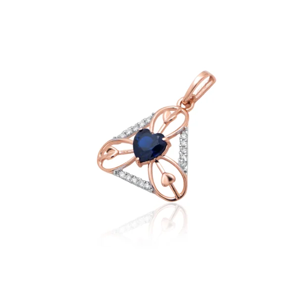 Rose Gold Diamond Pendant