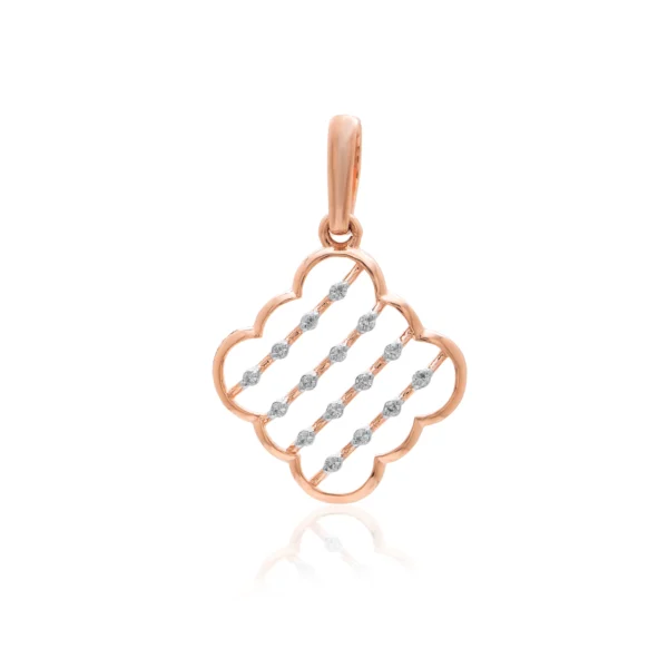 Rose Gold Diamond Pendant