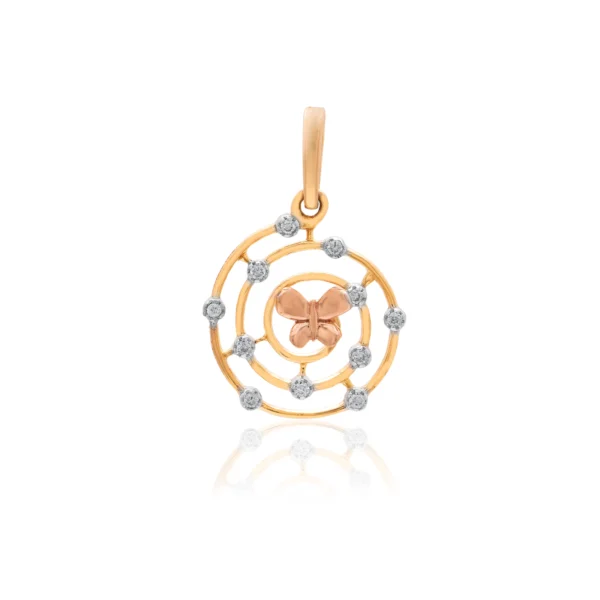 Yellow Gold Diamond Pendant