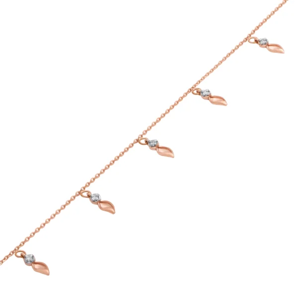 Rose Gold Diamond Bracelet - ALB00249