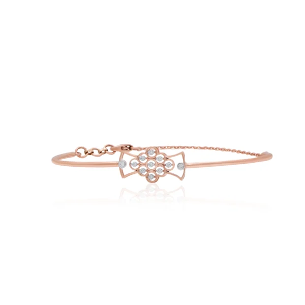 Rose Gold Diamond Bracelet - ALB00274