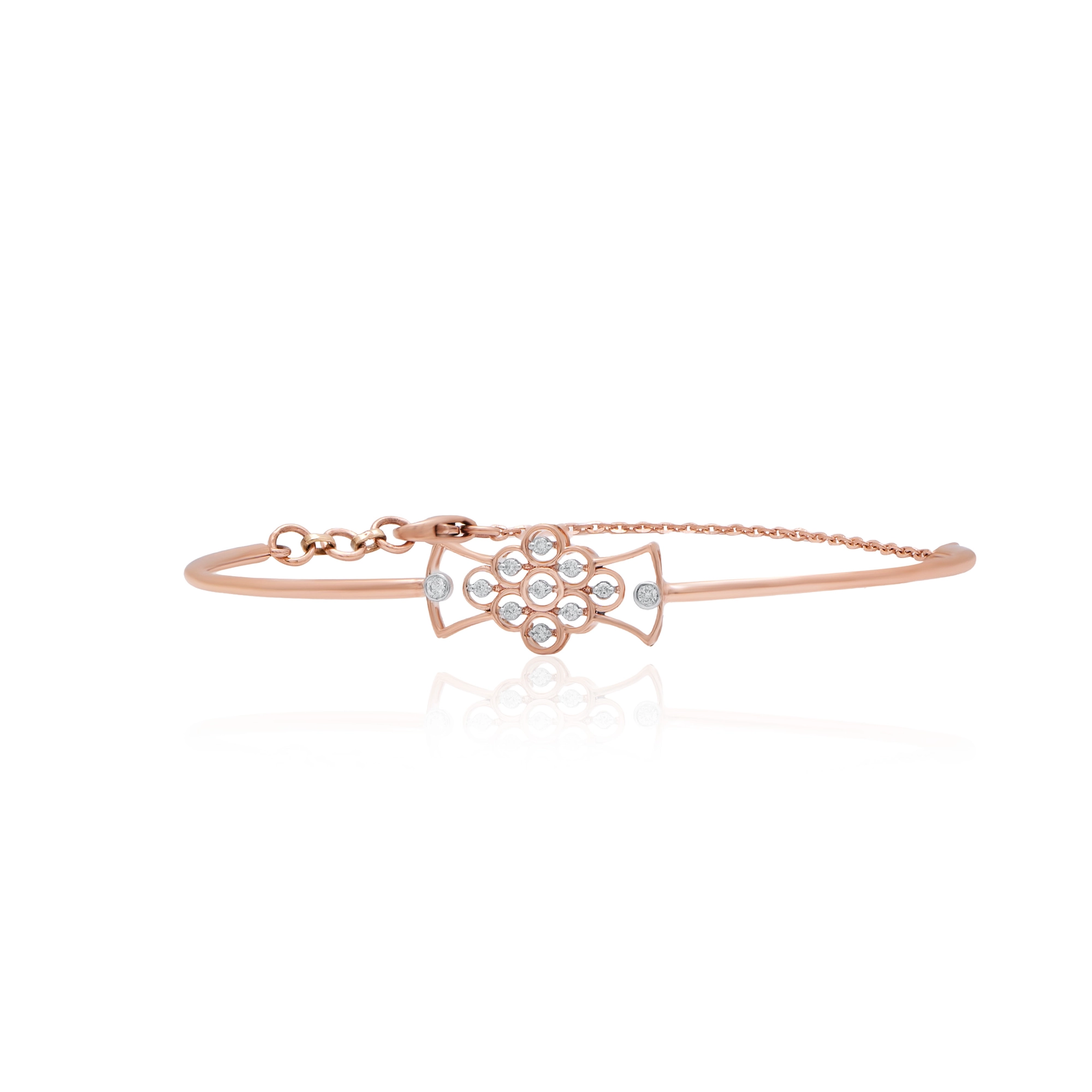 Rose Gold Diamond Bracelet - ALB00274