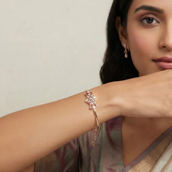 Rose Gold Diamond Bracelet - ALB00274