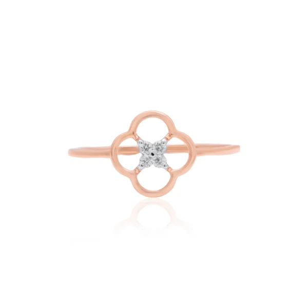 Rose Gold Diamond Ring