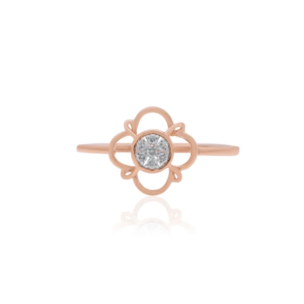 Rose Gold Diamond Ring