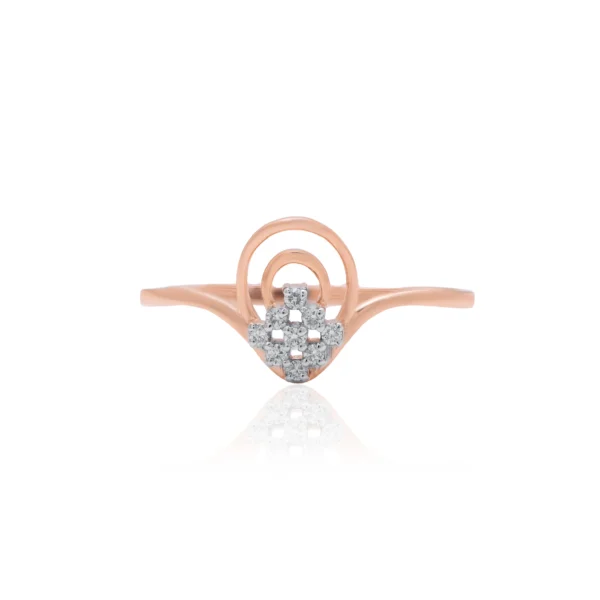 Rose Gold Diamond Ring