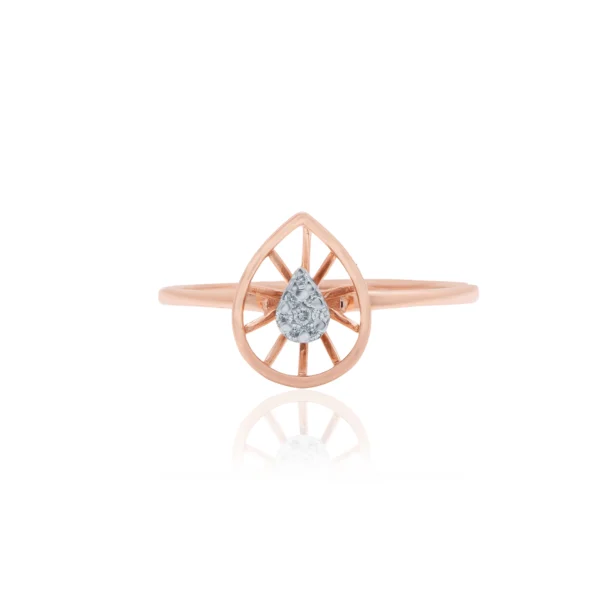 Rose Gold Diamond Ring