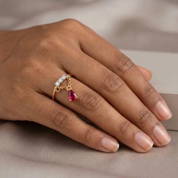 Yellow Gold Diamond Ring - ALR01034
