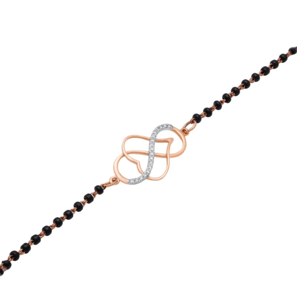 Rose Gold Diamond Mangalsutra