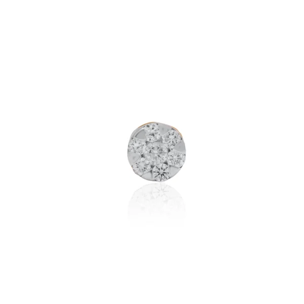 Yellow Gold Diamond Nose Pin - ANP00079