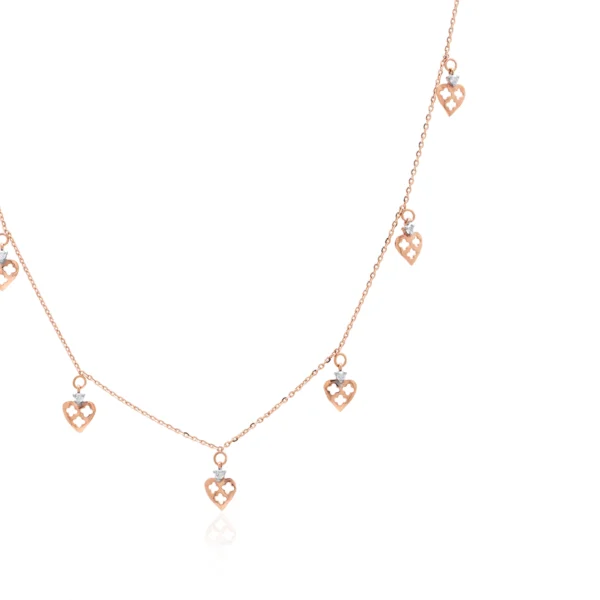 Rose Gold Diamond Necklace