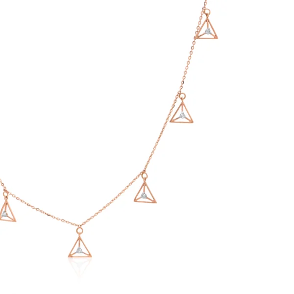 Rose Gold Diamond Necklace