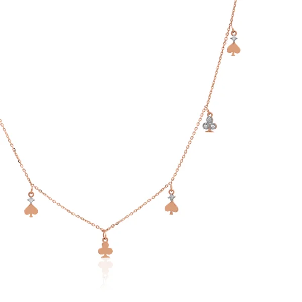 Rose Gold Diamond Necklace