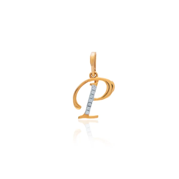 Initial P Diamond Pendant